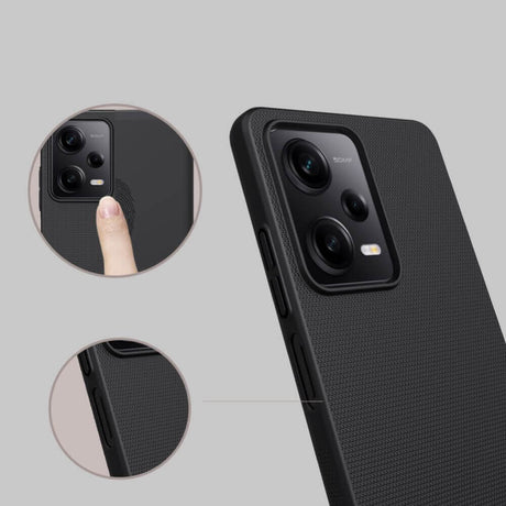 Калъф за Xiaomi Redmi Note 12 Pro 5G, Nillkin Super Frosted Case, Черен (4)