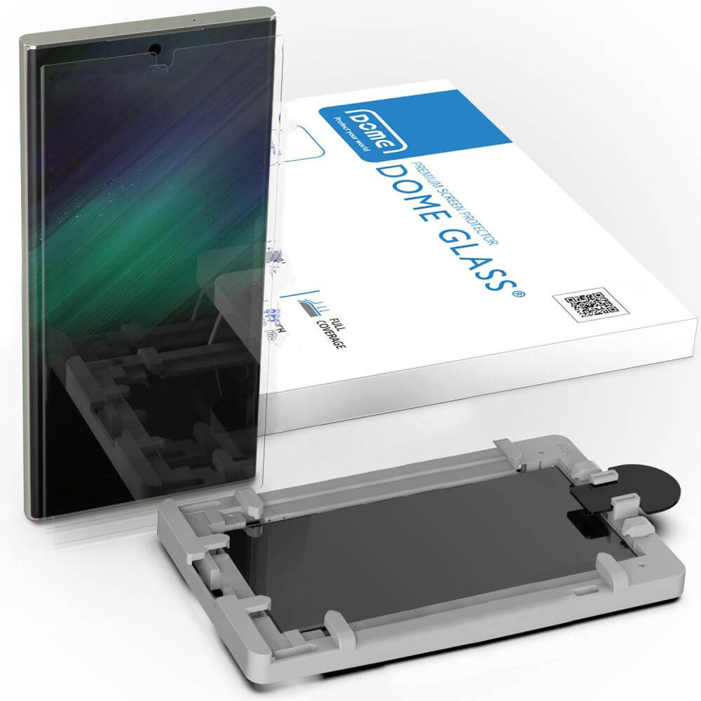 Стъклен Протектор за Samsung S23 Ultra, Whitestone Dome UV Glass Replacement, Прозрачен