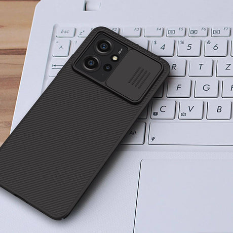 Калъф с Плъзгач за Камера за Xiaomi Redmi Note 12 4G, Nillkin CamShield Case, Черен (4)