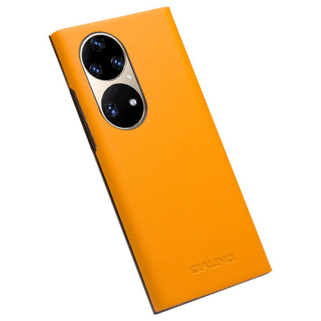 Активен Калъф за Huawei P50 Pro, Qialino Smart Book Case, Жълт (5)