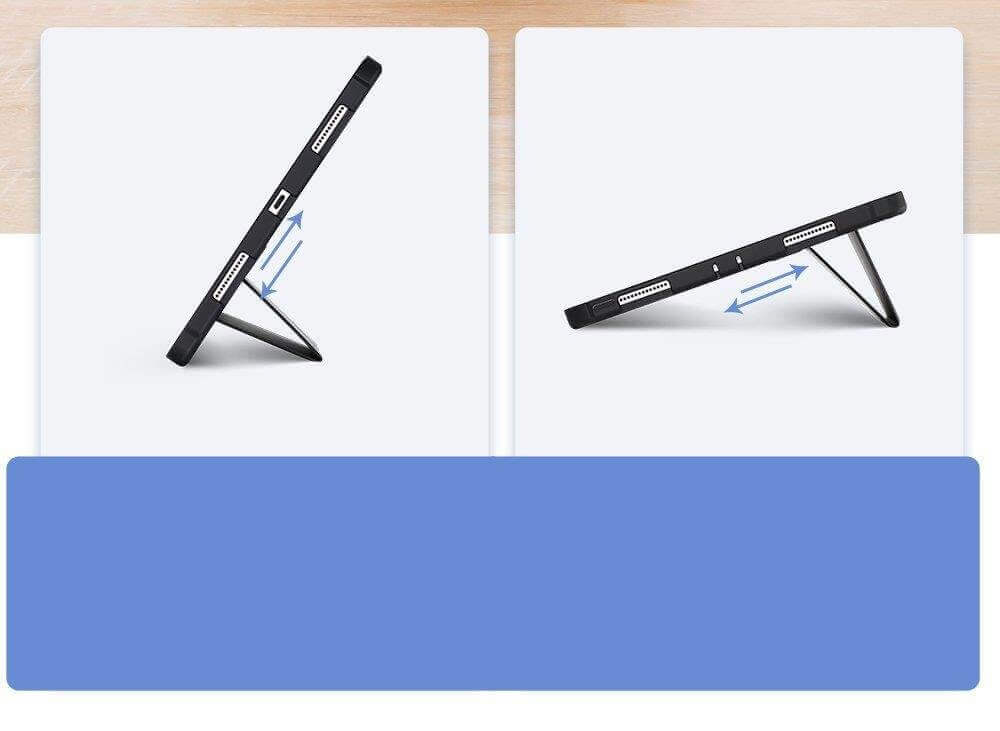 Калъф с Клавиатура за iPad 9/ 8/ 7 10.2, Dux Ducis Touchpad Keyboard Soft Case, Черен (7)