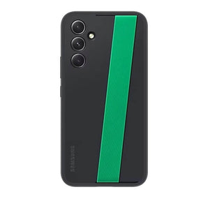 Оригинален Калъф с Дръжка за Samsung A54, Haze Grip Case EF-XA546CBEGWW, Черен