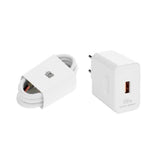 Оригинално Зарядно с Кабел Huawei 66W Super Charger 220v, Бял (Bulk)
