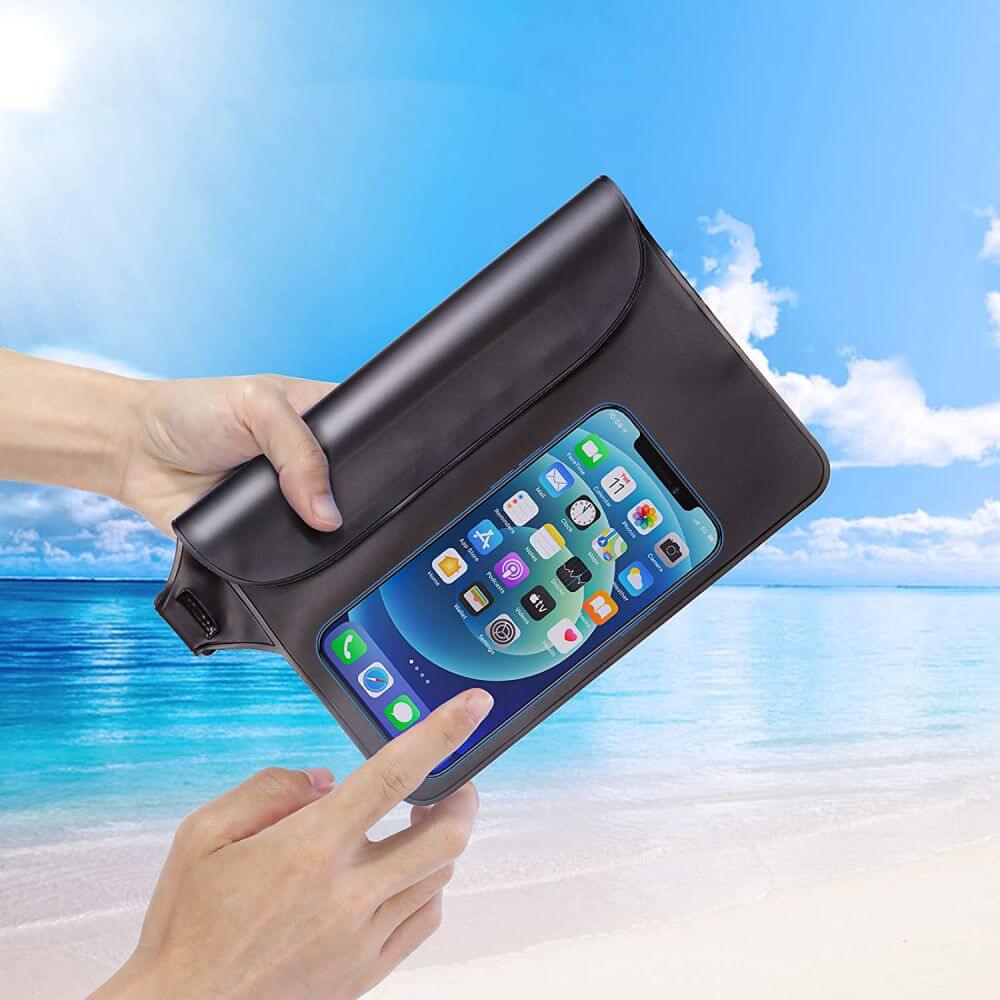 Универсален Водоустойчив Калъф, Waterproof Bag, Черен (2)