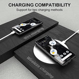 Противоударен Калъф за Google Pixel 7A, Tech-Protect Premium Carbon Case, Черен (4)