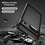 Противоударен Калъф за Google Pixel 7A, Tech-Protect Premium Carbon Case, Черен (3)
