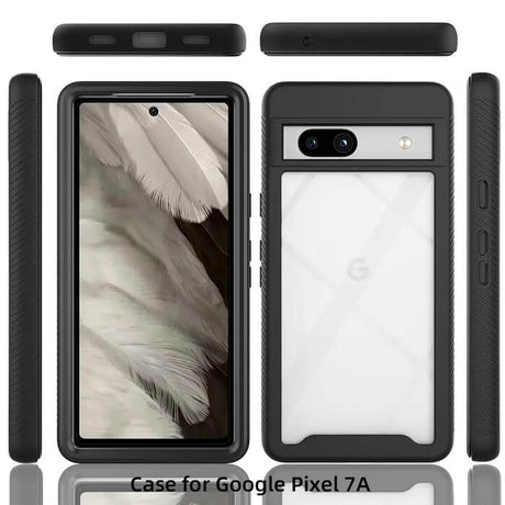 Цялостен Калъф за Google Pixel 7A, Tech-Protect Defense 360 Pro Case, Черен (2)