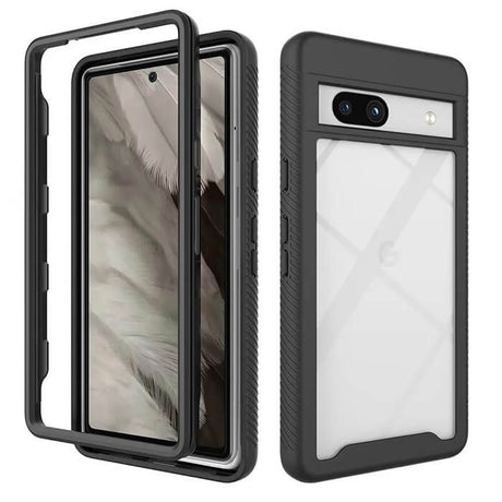 Цялостен Калъф за Google Pixel 7A, Tech-Protect Defense 360 Pro Case, Черен