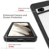 Цялостен Калъф за Google Pixel 7A, Tech-Protect Defense 360 Pro Case, Черен (4)