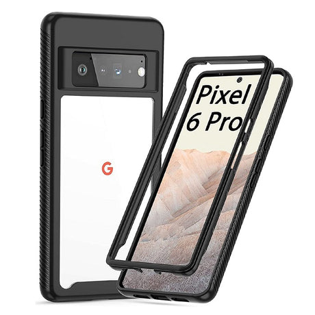 Цялостен Калъф за Google Pixel 6 Pro, Tech-Protect Defense 360 Pro Case, Черен (2)