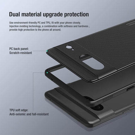Калъф за Google Pixel 7, Nillkin Super Frosted Case, Черен (5)