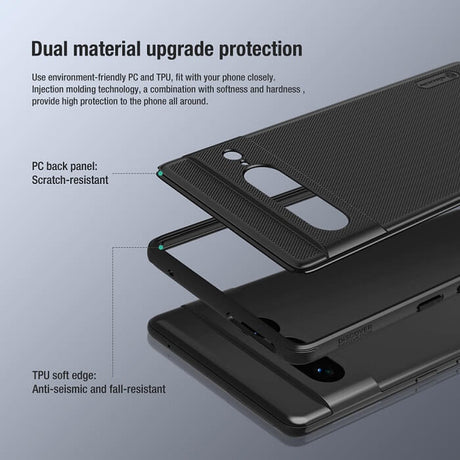Калъф за Google Pixel 7 Pro, Nillkin Super Frosted Case, Черен (5)