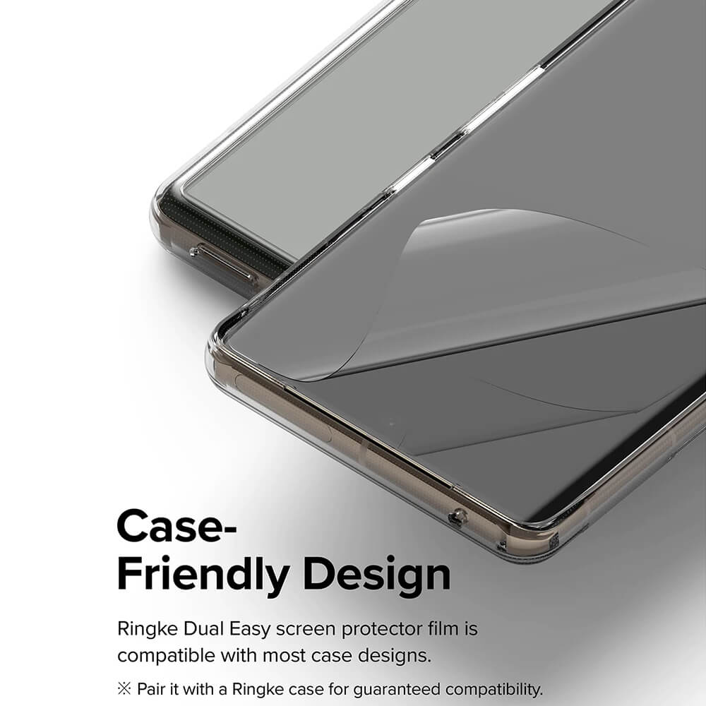 Гъвкав Протектор за Google Pixel 7 Pro, Ringke Dual Easy Full Glass, Прозрачен (3)