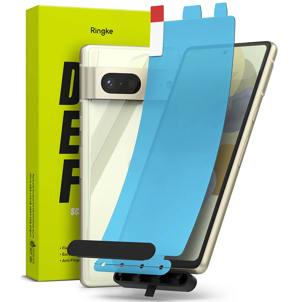Гъвкав Протектор за Google Pixel 7, Ringke Dual Easy Full Glass, Прозрачен