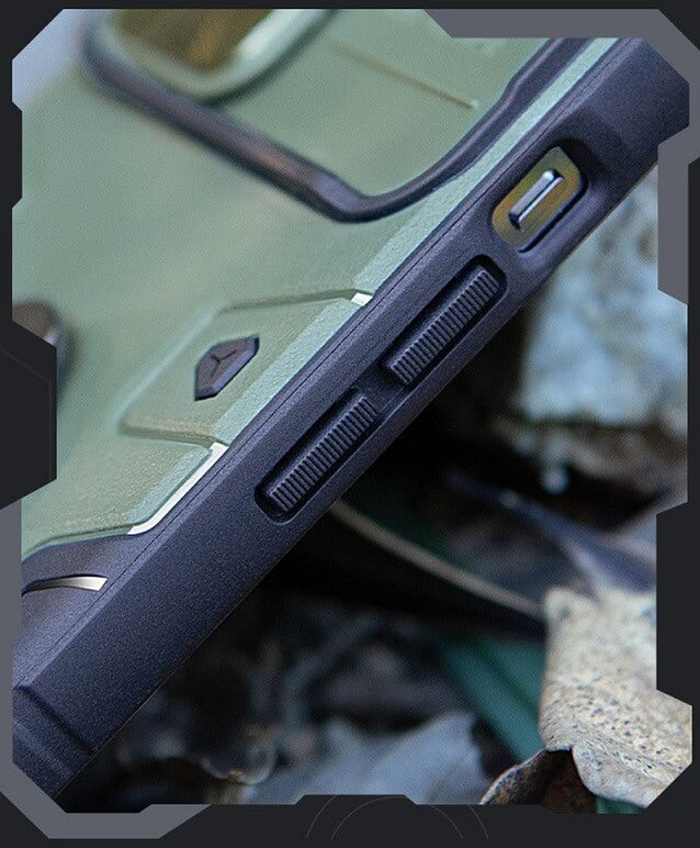 Magsafe Калъф с Поставка за iPhone 14 Pro, Nillkin CamShield Armor Pro Case, Зелен (8)