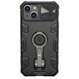 Magsafe Калъф с Поставка за iPhone 14, Nillkin CamShield Armor Pro Case, Черен