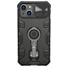 Magsafe Калъф с Поставка за iPhone 14, Nillkin CamShield Armor Pro Case, Черен