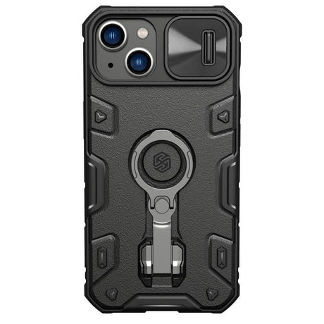 Magsafe Калъф с Поставка за iPhone 14, Nillkin CamShield Armor Pro Case, Черен