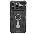 Magsafe Калъф с Поставка за iPhone 14 Pro Max, Nillkin CamShield Armor Pro Case, Черен
