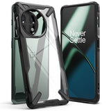 Противоударен Хибриден Калъф за Oneplus 11, Ringke Fusion X Case, Черен (3)