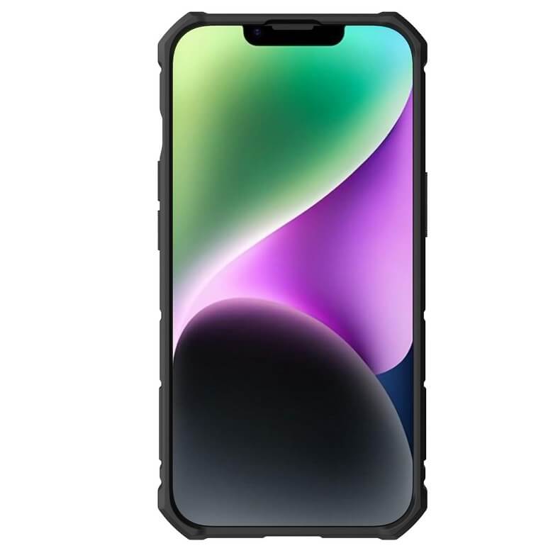 Калъф с Плъзгач и Поставка за iPhone 14 Plus, Nillkin CamShield Armor Pro Case, Зелен (3)