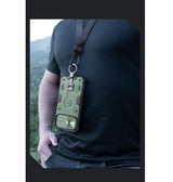 Калъф с Плъзгач и Поставка за iPhone 14 Plus, Nillkin CamShield Armor Pro Case, Зелен (5)