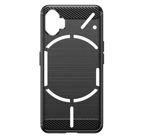 Противоударен Калъф за Nothing Phone 1, Premium Carbon Case, Черен (6)