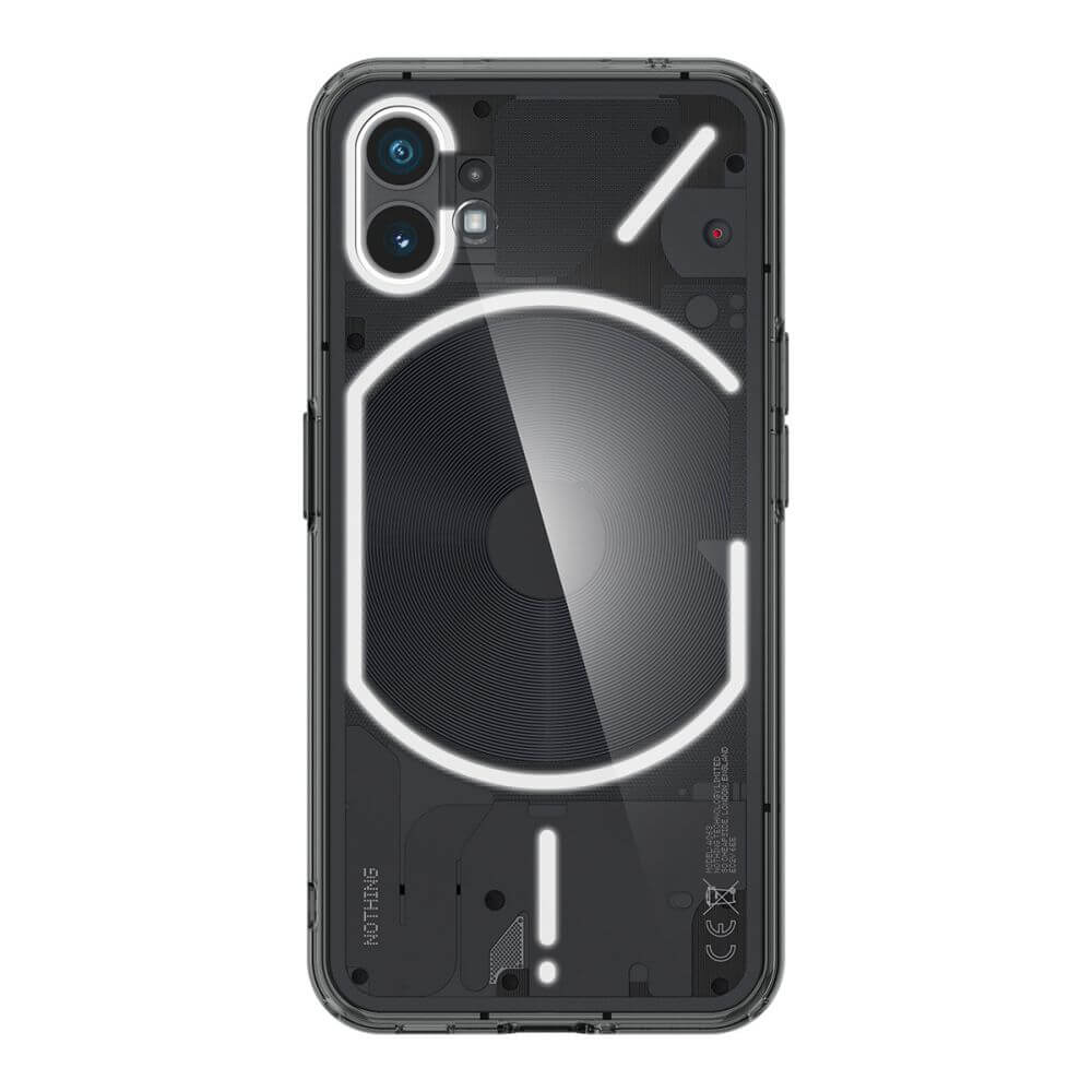 Противоударен Калъф за Nothing Phone 1, Spigen Ultra Hybrid Space Case, Черен (3)