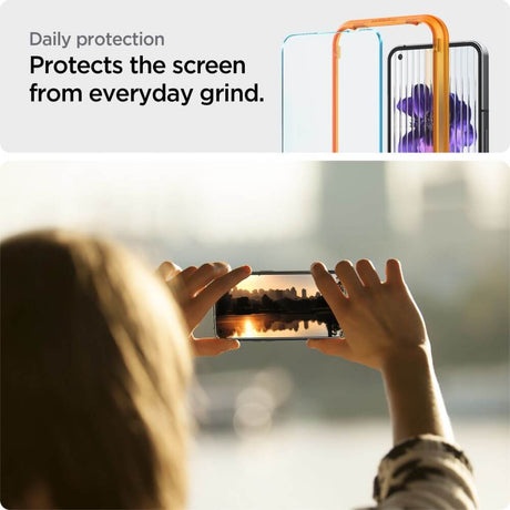 Стъклен Протектор за Nothing Phone 1, Spigen EZ Fit Glass 2бр., Прозрачен (5)