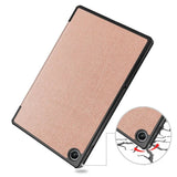 Калъф за Lenovo Tab M10 3rd 10.1, Tech-Protect Tri-Fold Leather Case, Розов (4)