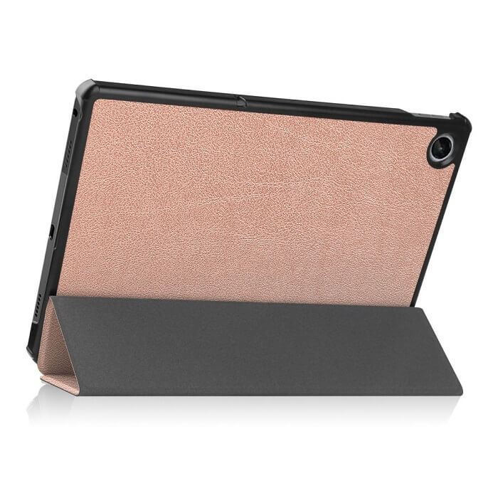 Калъф за Lenovo Tab M10 3rd 10.1, Tech-Protect Tri-Fold Leather Case, Розов (3)