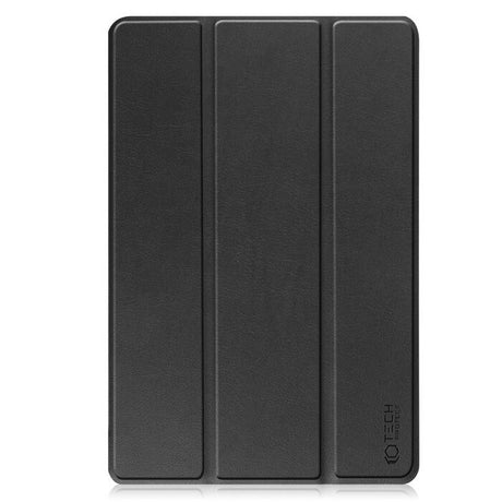 Калъф за Lenovo Tab M10 3rd 10.1, Tech-Protect Tri-Fold Leather Case, Черен (2)