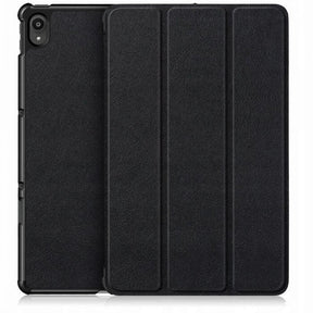 Калъф за Lenovo Tab P11/P11 Plus, Tech-Protect Tri-Fold Leather Case, Черен