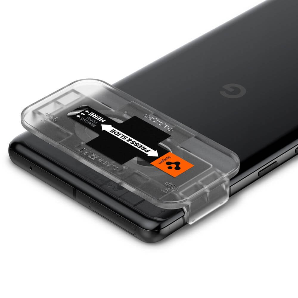 Стъклен Протектор за Камерата на Google Pixel 7 Pro, Spigen Optic Cam Glass 2бр., Черен (2)