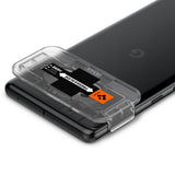 Стъклен Протектор за Камерата на Google Pixel 7 Pro, Spigen Optic Cam Glass 2бр., Черен (2)