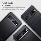 Стъклен Протектор за Камерата на Google Pixel 7 Pro, Spigen Optic Cam Glass 2бр., Черен (8)