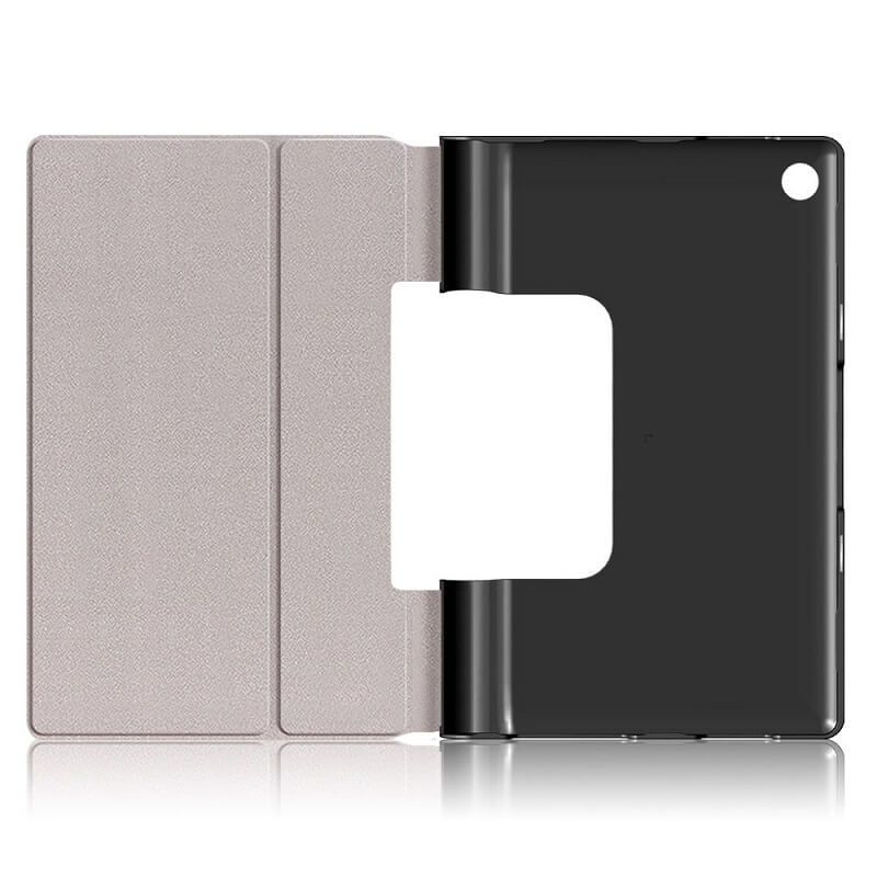 Калъф за Lenovo Yoga Tab 11", Tech-Protect Tri-Fold Leather Case, Черен (4)