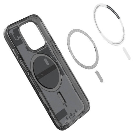 Magsafe Калъф за iPhone 13 Pro, Spigen Zero One Ultra Hybrid Case, Черен (2)