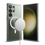 Magsafe Калъф за Samsung S23 Ultra, Ringke Fusion Matte Case, Прозрачен