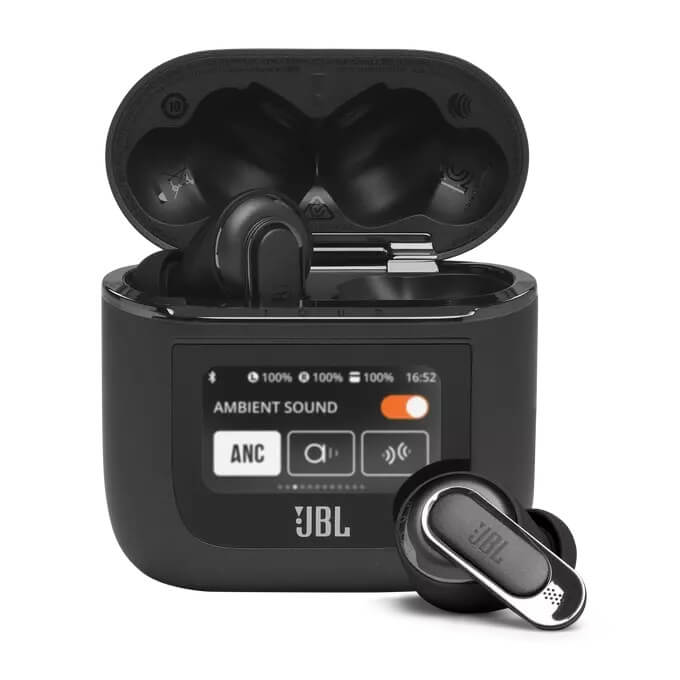 Безжични Слушалки, JBL Tour Pro 2 Handsfree Bluetooth, Черен