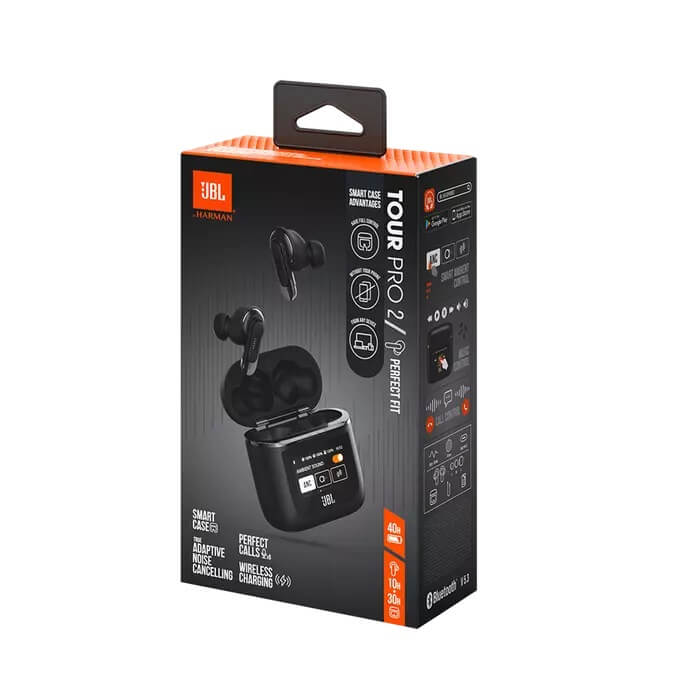 Безжични Слушалки, JBL Tour Pro 2 Handsfree Bluetooth, Черен (8)