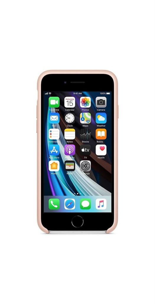 Оригинален Силиконов Калъф за Apple iPhone SE 2022/2020 8/7, Silicone Case mxyk2zm/a, Розов (3)