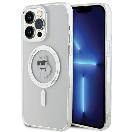 Magsafe Калъф за iPhone 15 Pro, Karl Lagerfeld IML Choupette Case, Прозрачен (2)