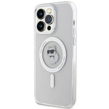 Magsafe Калъф за iPhone 15 Pro, Karl Lagerfeld IML Choupette Case, Прозрачен (3)