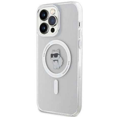 Magsafe Калъф за iPhone 15 Pro Max, Karl Lagerfeld IML Choupette Case, Прозрачен (3)