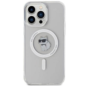 Magsafe Калъф за iPhone 15 Pro Max, Karl Lagerfeld IML Choupette Case, Прозрачен