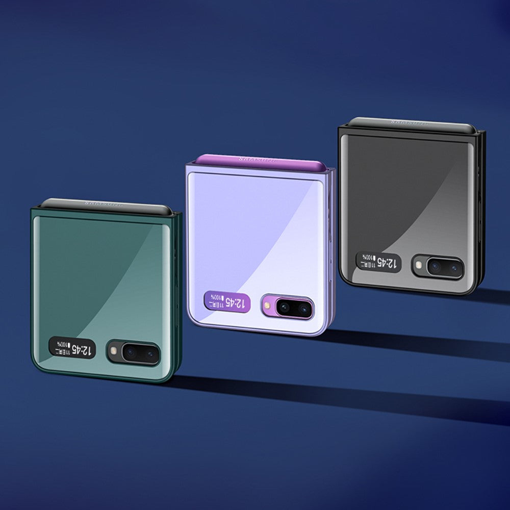 Луксозен Калъф за Samsung Galaxy Z Flip, GKK Tempered Case, Лилав (3)