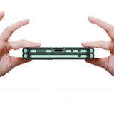 Калъф с Цветна Рамка за Samsung Z Flip 5, GKK Frame Case, Зелен (2)