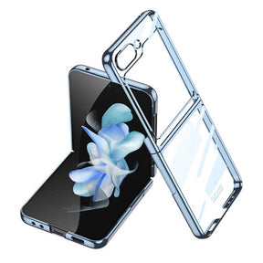 Калъф с Цветна Рамка за Samsung Z Flip 5, GKK Frame Case, Син