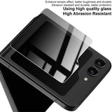 Затъмняващ Протектор за Samsung Z Flip 5, Imak Privacy Anti-Spy Glass, Черен (4)